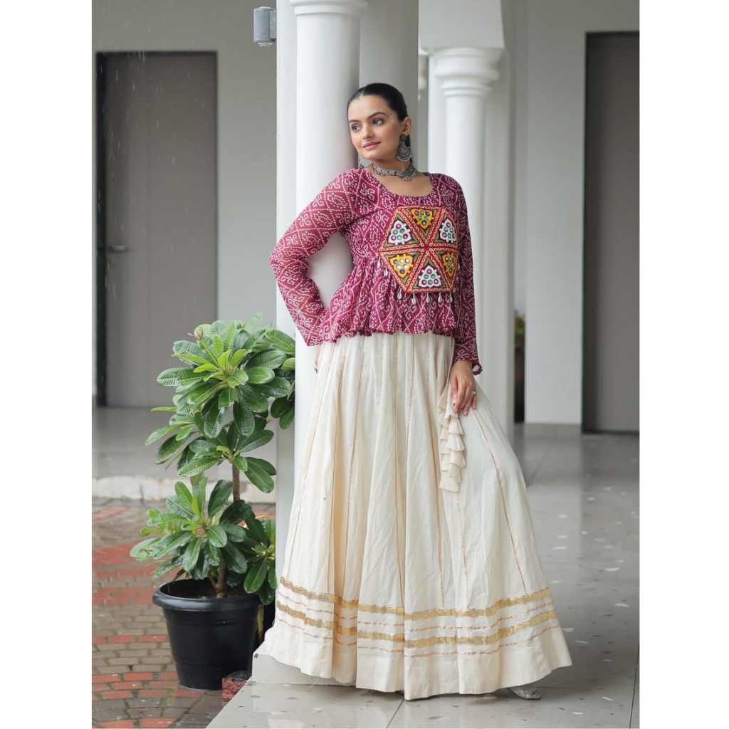 Navratri Garba Women’s Lehenga Blouse mahezon