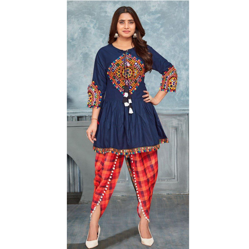 Navratri Traditional Garba Women Kedia Pant mahezon