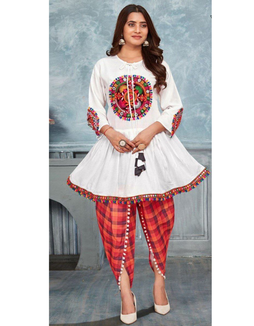 Load image into Gallery viewer, Navratri Traditional Garba Women Kedia Pant mahezon
