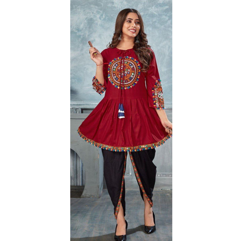 Navratri Traditional Garba Women Kedia Pant mahezon