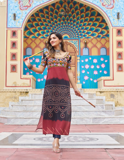 Load image into Gallery viewer, Navratri Garba Women Kurti mahezon
