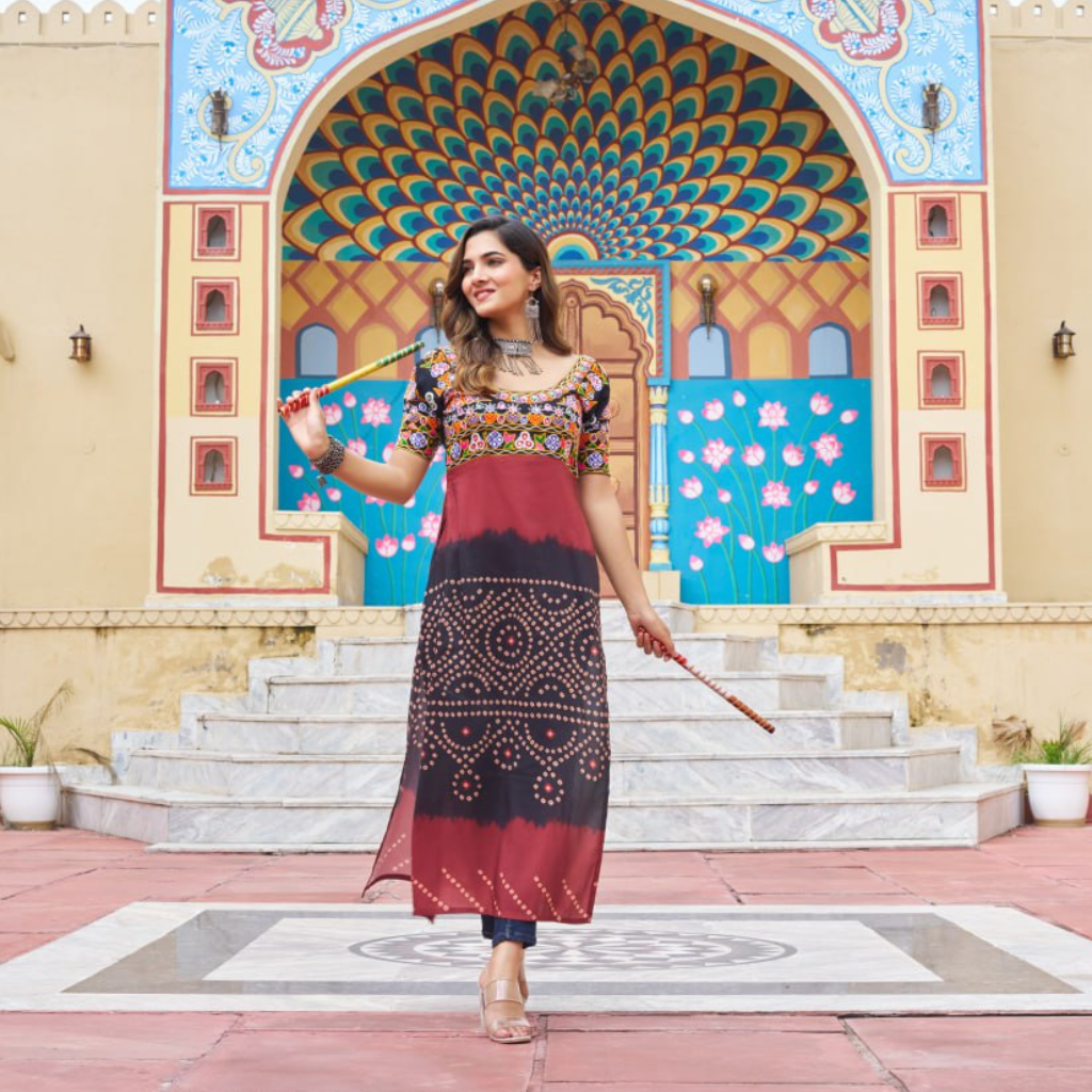 Navratri Garba Women Kurti mahezon