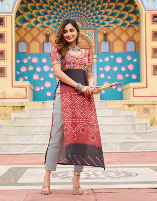 Load image into Gallery viewer, Navratri Garba Women Kurti mahezon
