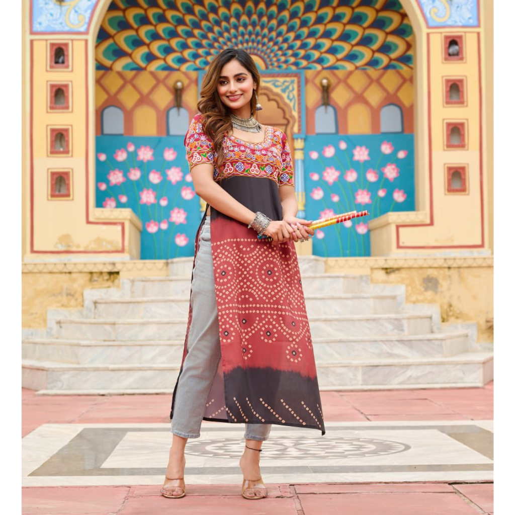 Navratri Garba Women Kurti mahezon