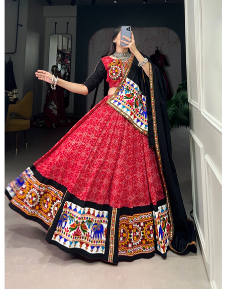 Navratri Garba Premium Girls Chaniya Choli Dupatta mahezon