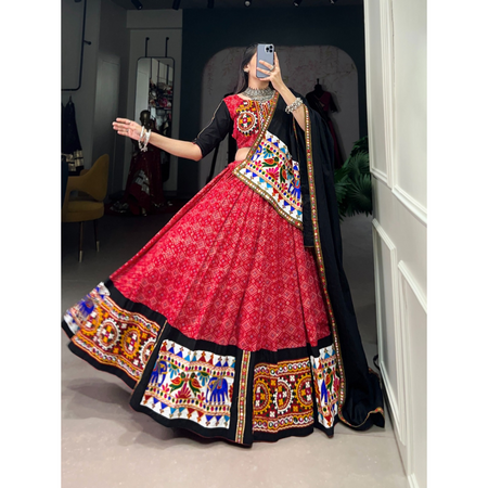 Navratri Garba Premium Girls Chaniya Choli Dupatta mahezon