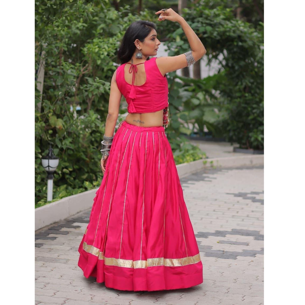 Traditional Navratri Special Garba Embroidery Women Lehenga Choli mahezon