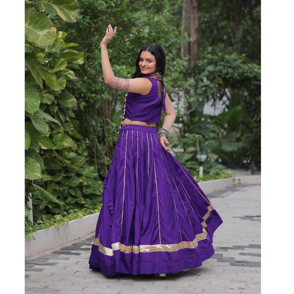 Traditional Navratri Special Garba Embroidery Women Lehenga Choli mahezon
