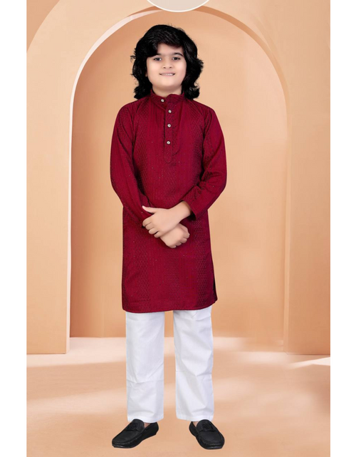 Load image into Gallery viewer, Stylish Father and Son Same Matching Twinning Kurta Pajama Outfits mahezon
