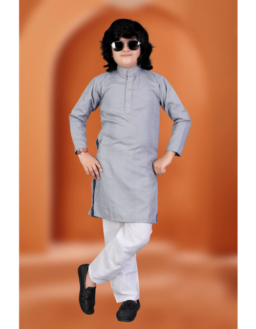 Load image into Gallery viewer, Traditional Stylish Father and Son Same Matching Twinning Kurta Pajama Outfits mahezon
