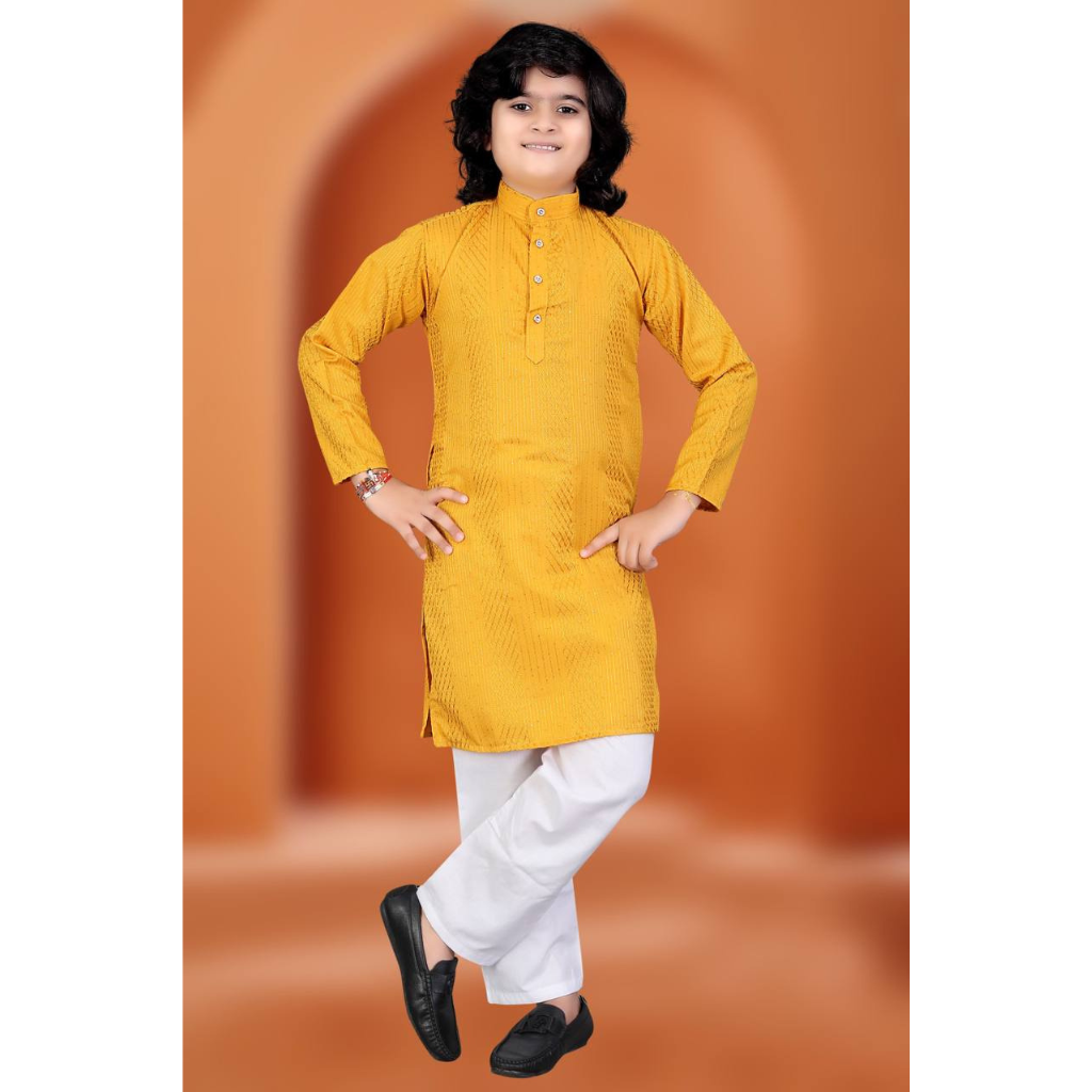 Stylish Indian Father and Son Same Matching Twinning Kurta Pajama Outfits mahezon