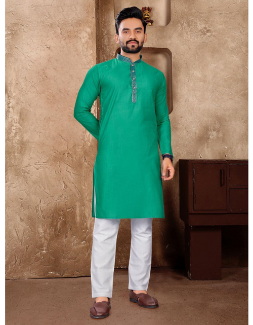 Load image into Gallery viewer, Festive Stylish Men’s Kurta Pajama Set mahezon
