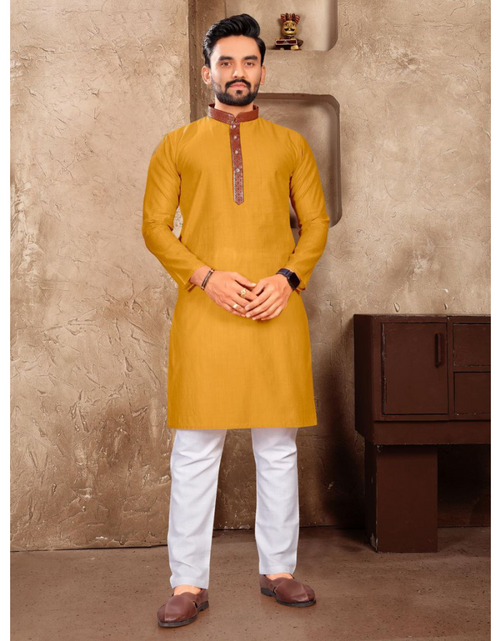 Load image into Gallery viewer, Festive Stylish Men’s Kurta Pajama Set mahezon
