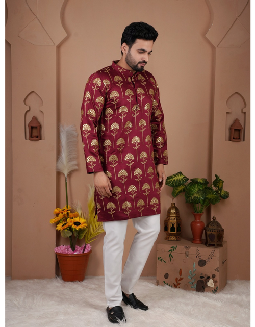 Load image into Gallery viewer, Festive Stylish Men’s Kurta Pajama Set mahezon

