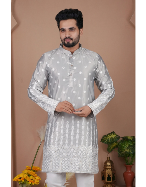 Load image into Gallery viewer, Festive Indian Stylish Men’s Kurta Pajama Set mahezon
