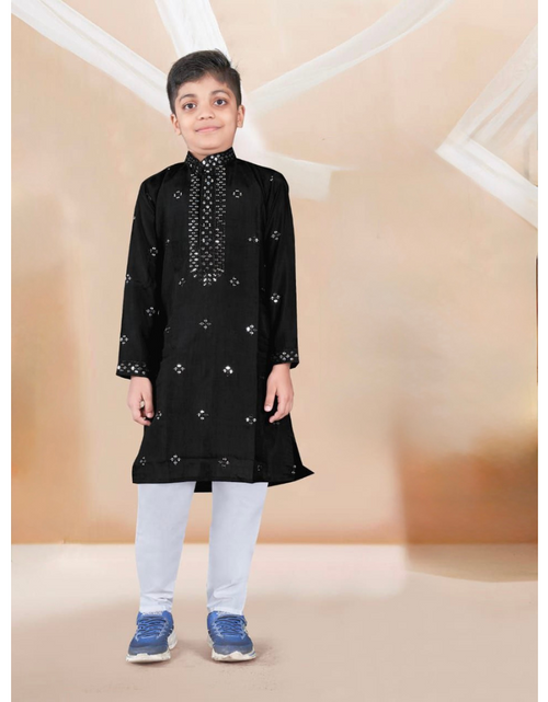 Load image into Gallery viewer, Festive Kids Boy Indian Kurta Pajama Set mahezon
