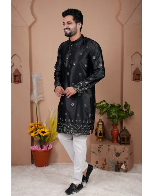 Load image into Gallery viewer, Festive Traditional Stylish Men’s Kurta Pajama Set mahezon

