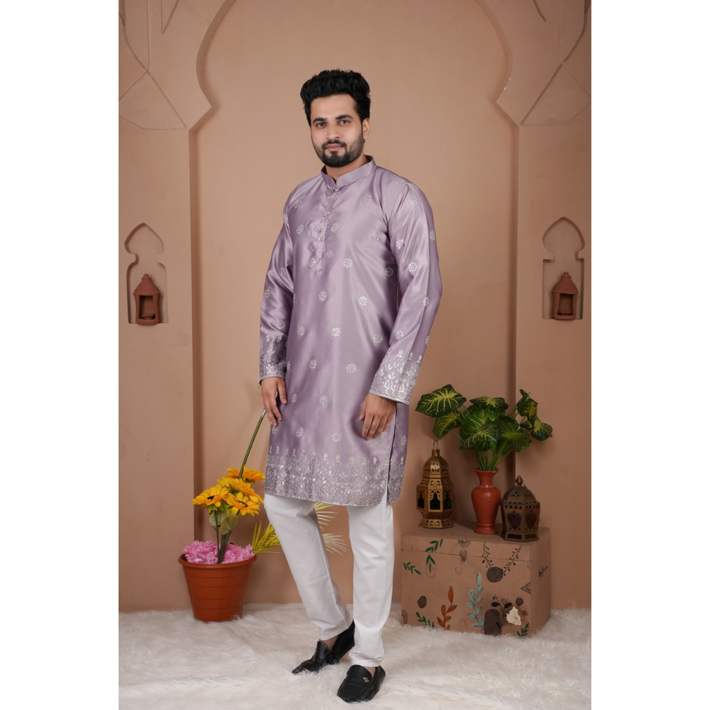 Festive Traditional Stylish Men’s Kurta Pajama Set mahezon