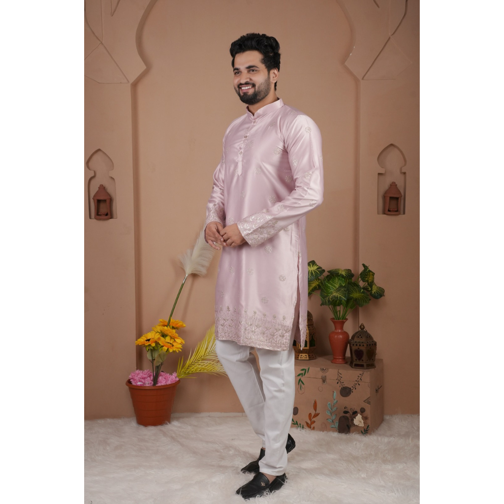 Festive Traditional Stylish Men’s Kurta Pajama Set mahezon