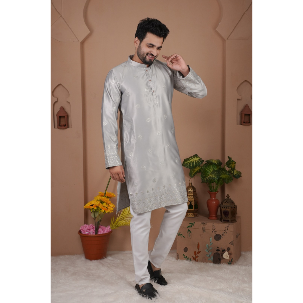 Festive Traditional Stylish Men’s Kurta Pajama Set mahezon