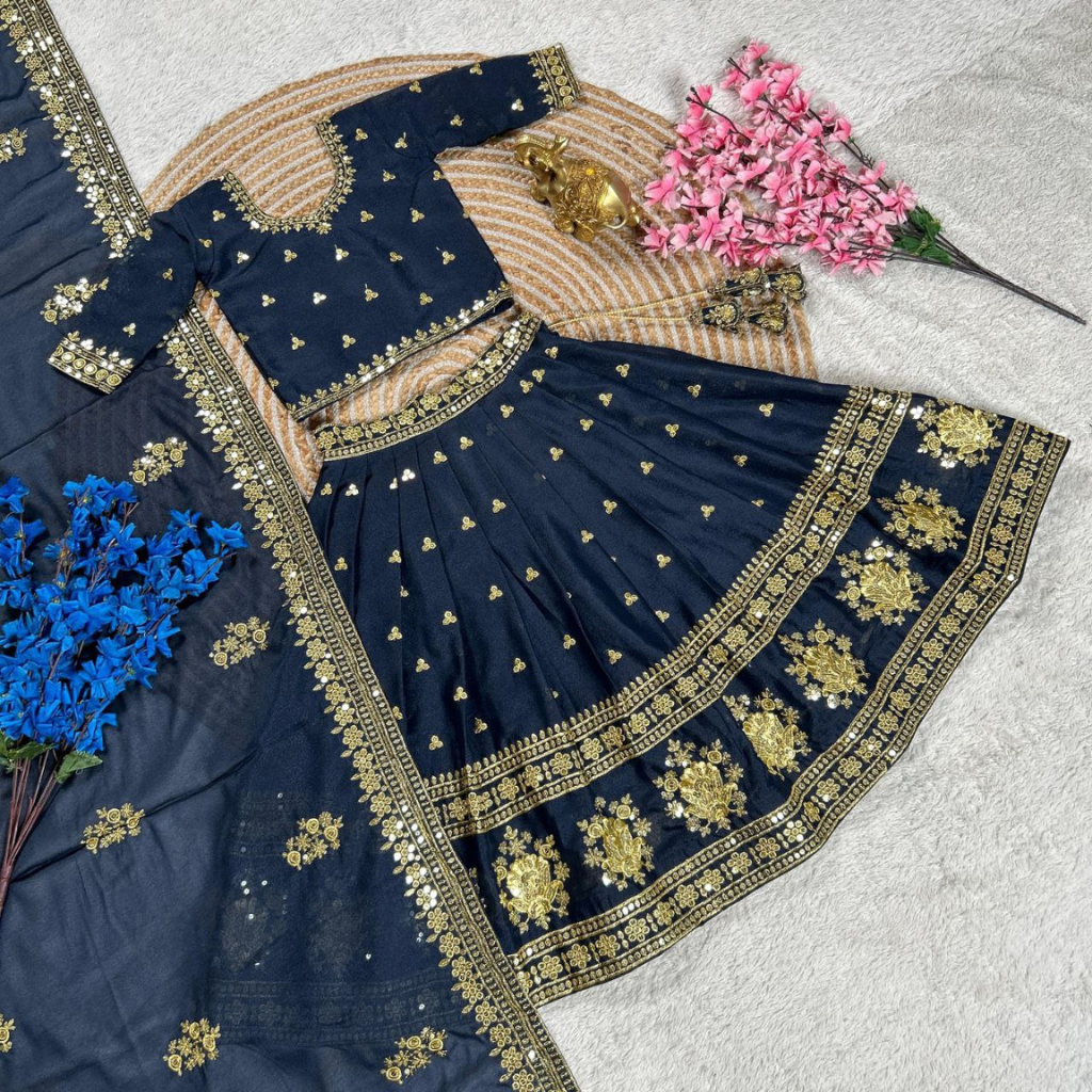 Kids Girls Designer Ethnic Lehenga choli