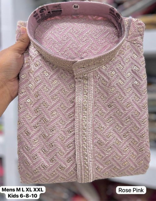 Load image into Gallery viewer, Festive Premium Ethnic Father Son Kurta Pajama Set mahezon
