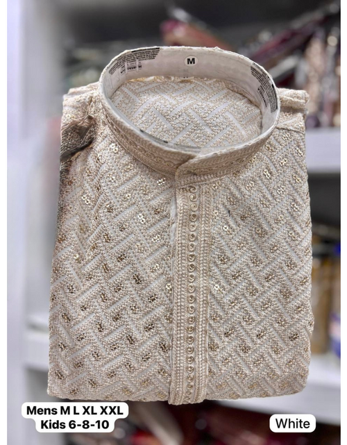 Load image into Gallery viewer, Festive Premium Ethnic Father Son Kurta Pajama Set mahezon
