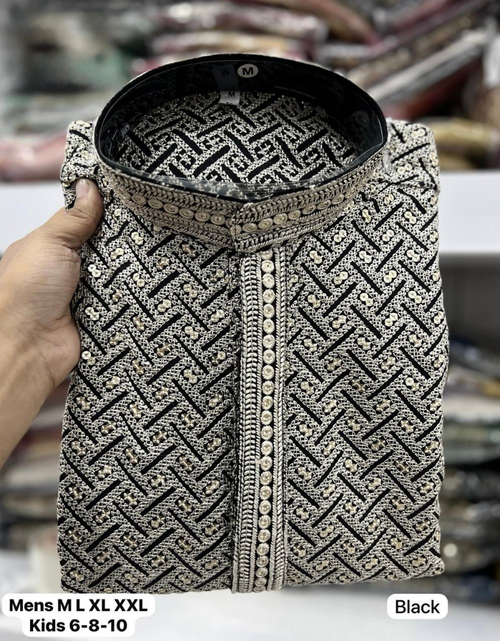 Load image into Gallery viewer, Festive Premium Ethnic Father Son Kurta Pajama Set mahezon
