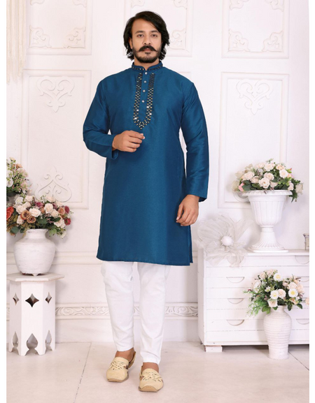 Indian Traditional Purple Festive Men’s Kurta Pajama mahezon