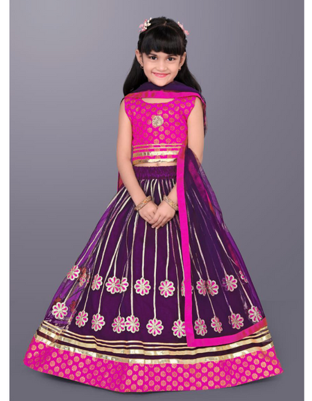 Designer Party wear Kids Girls Lehenga Choli - mahezon