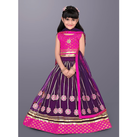 Designer Party wear Kids Girls Lehenga Choli - mahezon