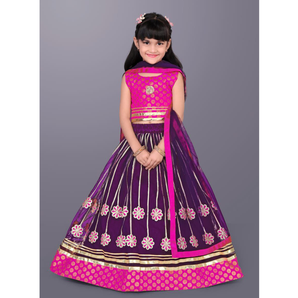 Designer Party wear Kids Girls Lehenga Choli