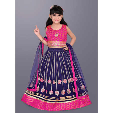 Designer Party wear Kids Girls Lehenga Choli - mahezon
