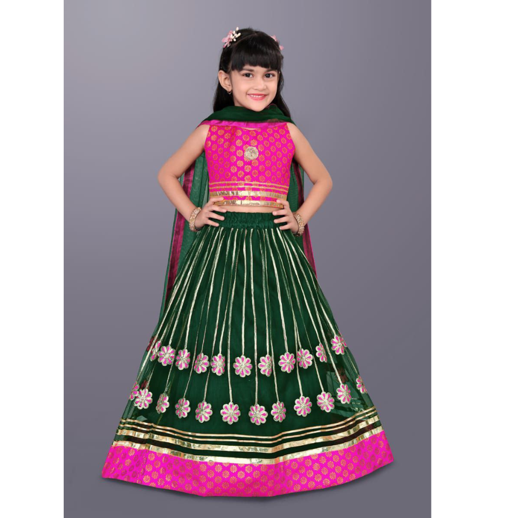 Designer Party wear Kids Girls Lehenga Choli