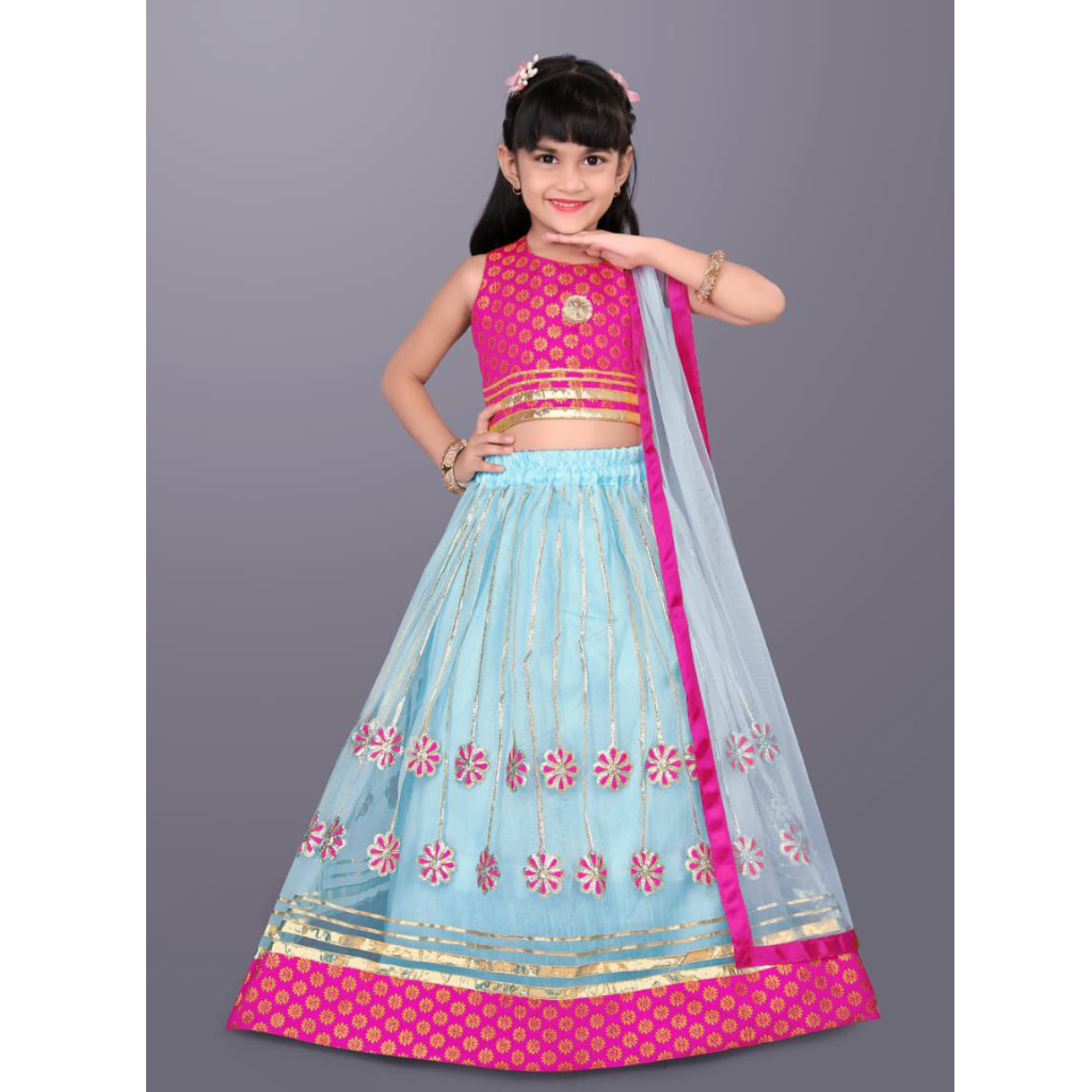 Designer Party wear Kids Girls Lehenga Choli