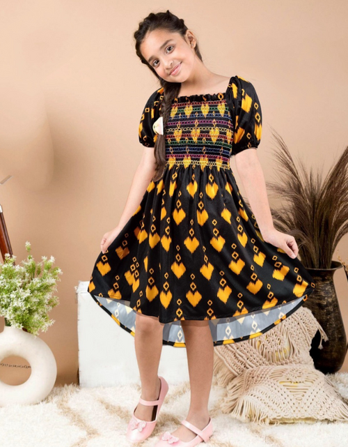 Load image into Gallery viewer, Kids Girls Western Dress mahezon
