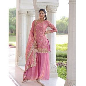 Wedding Designer Women Top Sharara with Dupatta mahezon