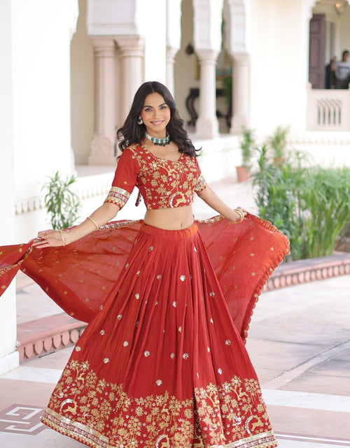 Load image into Gallery viewer, Designer Wedding Ethnic Women Lehenga Choli Dupatta mahezon
