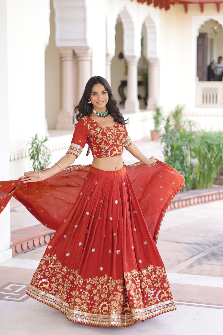 Designer Wedding Ethnic Women Lehenga Choli Dupatta mahezon