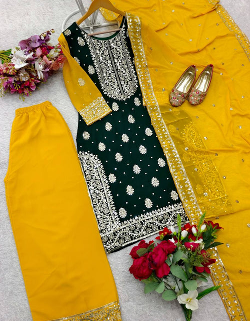 Load image into Gallery viewer, Wedding Party Women’s Top Palazzo  Dupatta mahezon

