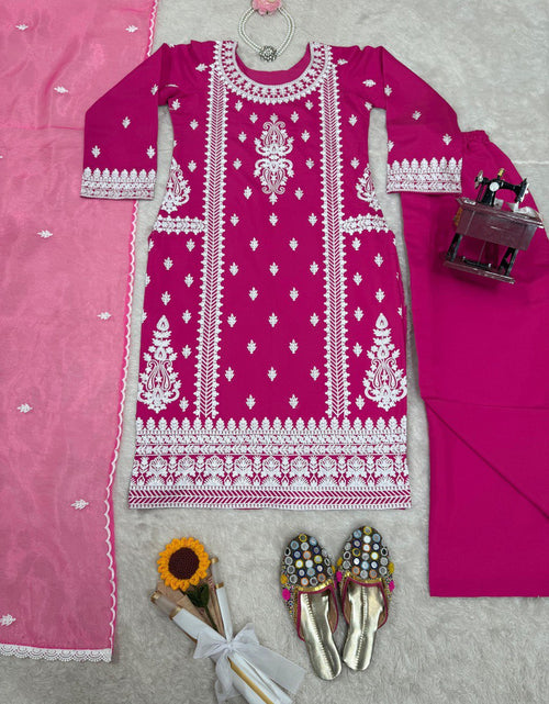 Load image into Gallery viewer, Wedding Reception Party Women’s Top Palazzo  Dupatta mahezon

