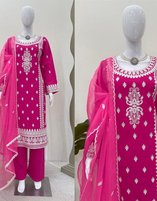 Load image into Gallery viewer, Wedding Reception Party Women’s Top Palazzo  Dupatta mahezon
