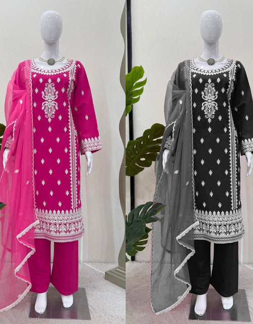 Load image into Gallery viewer, Wedding Reception Party Women’s Top Palazzo  Dupatta mahezon

