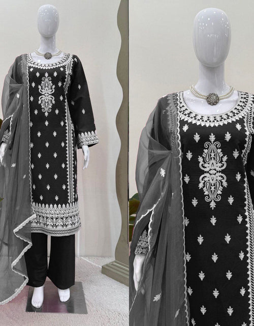 Load image into Gallery viewer, Wedding Reception Party Women’s Top Palazzo  Dupatta mahezon
