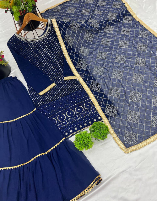 Load image into Gallery viewer, Sharara Plazo Suit for Women&#39;s and Girls mahezon
