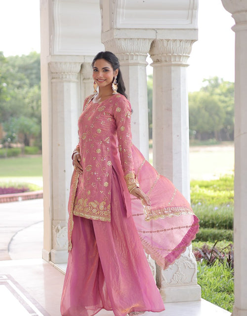 Load image into Gallery viewer, Wedding Designer Women Top Sharara with Dupatta mahezon
