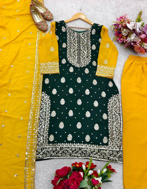 Load image into Gallery viewer, Wedding Party Women’s Top Palazzo  Dupatta mahezon

