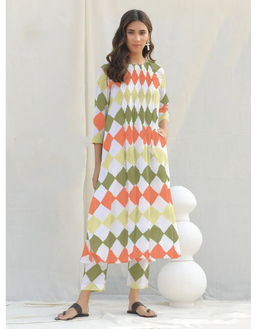 Load image into Gallery viewer, Women&#39;s Stylish Kurti Plazo Suit mahezon
