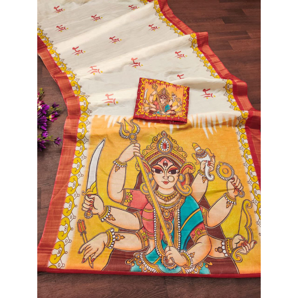 Women Durga Puja Saree Special mahezon