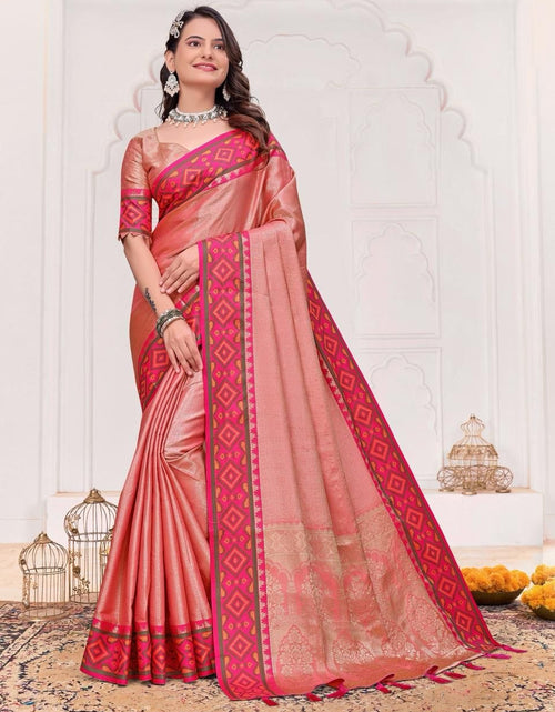 Load image into Gallery viewer, Couple Wear Wedding Indian Men Kurta Pajama Koti and Women Saree Outfits Set mahezon
